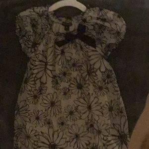 White and black blouse